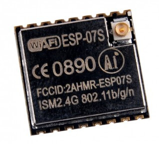 ESP-07S Ai Thinker โมดูลอิเล็กทรอนิกส์ดิจิตอล WIFI V1 IEEE802.11 B/G/N ESP8266 Core