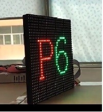 Waterproof P6 Electronic Digital Display Board Matrix Module พร้อม 1024 Dots 5200 Nits